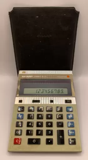 QB-2124 SHARP Compet Calculator Solar