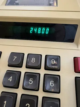 QS-1183 SHARP Compet Printing Calculator #2