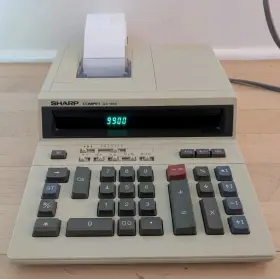 QS-1660 SHARP Compet Printing Calculator Paper Roll