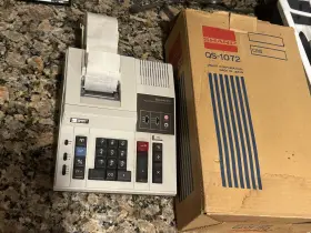 QS-1702 SHARP Printing Calculator Calculating Box Video #2