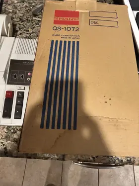QS-1702 SHARP Printing Calculator Calculating Box Video #3