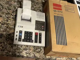 QS-1702 SHARP Printing Calculator Calculating Box Video