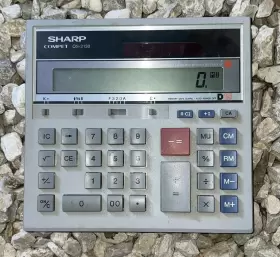 QS-2130 SHARP Compet Solar Battery Desktop Calculator