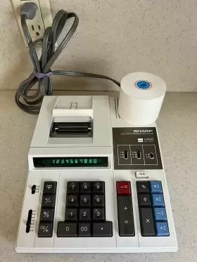 QS-2166 SHARP Printing Calculator Compet Paper