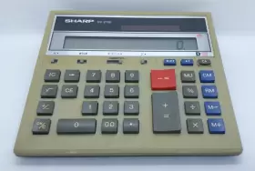 QV-2150 SHARP Office Solar Calculator Battery Backup #2