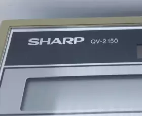 QV-2150 SHARP Office Solar Calculator Battery Backup #3