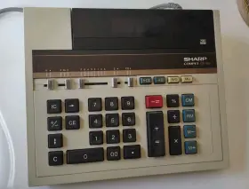 SC1302 SHARP Compet Digital Calculator Adding
