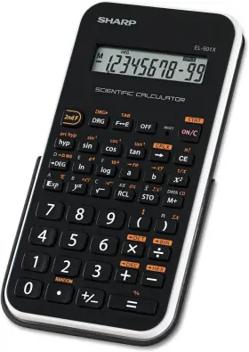 SHREL501XBWH SHARP Scientific Calculator Lcd