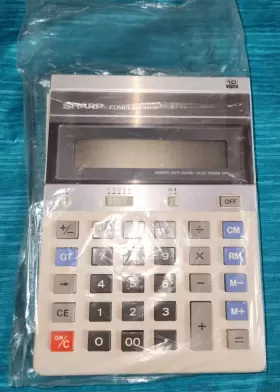 VX-1138A SHARP Calculator Desktop Battery Great #3