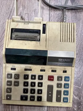 VX-2183 SHARP Compet Printing Calculator Adding