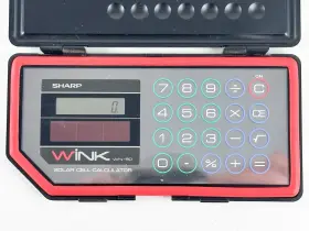 WN-50 SHARP Wink Solar Cell Calculator #3