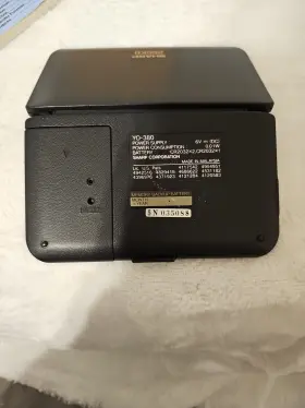 YO-380 SHARP Organizer Manual Box #3
