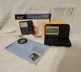 YO-380 SHARP Organizer Manual Box