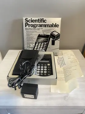 015136 SINCLAIR Scientific Programmable Calculator Box Englnd