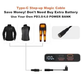 796647755440 SMARKEY Heated Jacket Battery Stepup Adapter #3