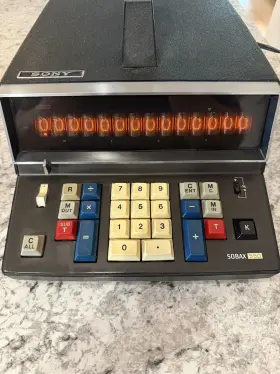 ICC-550 SONY Sobax Calculator Nixie Display