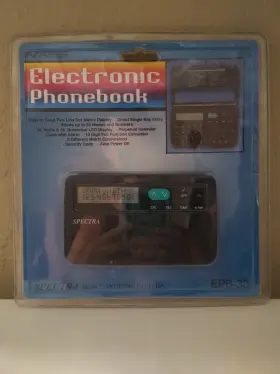 EPB-30 SPECTRA Phonebook Calendar Alarm Clock Calculator