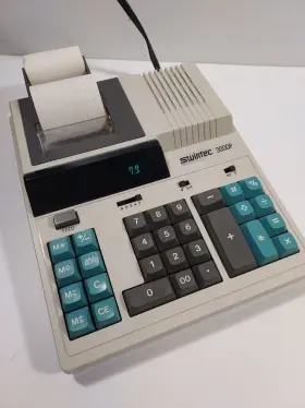 300DP SWINTEC Calculator Adding Paper Roll Electric
