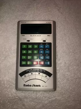 BLACKJACK-21 TANDY Pocket Calculator