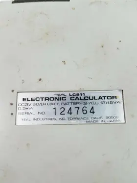 LC811 CALCULATOR #3