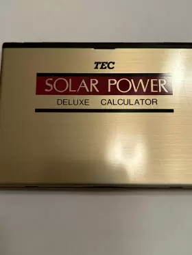 EC-205G SOLAR Power Credit Card Calculator #2