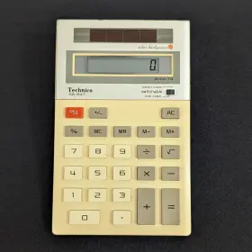 LD40 TECHNICO Calculator Display Solar Battery Dual Stand