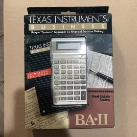 BA-3 TEXAS INSTRUMENTS Scientific Calculator