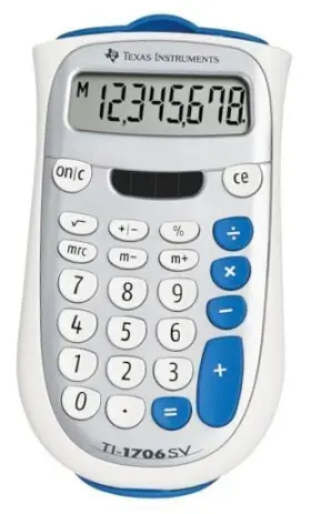 1706SV TEXAS INSTRUMENTS Sv Standard Function Calculator