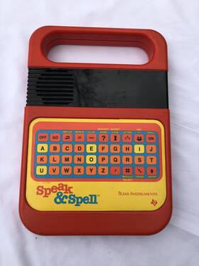 Super Speak & Spell, Texas Instruments circa 1980 - a photo on