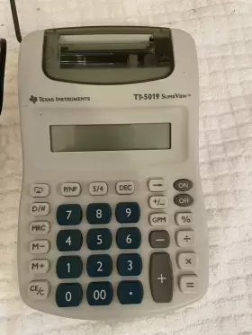 5019 TEXAS INSTRUMENTS Superview Calculator #3