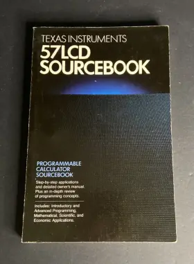 57LCD TEXAS INSTRUMENTS Calculator Sourcebook
