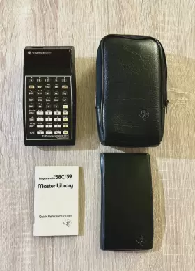 TI-58C TEXAS INSTRUMENTS Programmable Calculator Charger