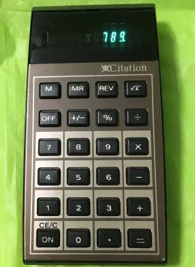66-4988-3 TEXAS INSTRUMENTS Citation Calculator Western Auto #2