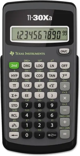 TI-30-XA TEXAS INSTRUMENTS Scientific Calculator Lcd