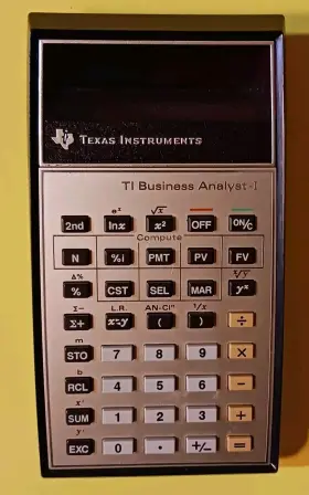 ATA-1580 TEXAS INSTRUMENTS Analyst Calculator Manual #2