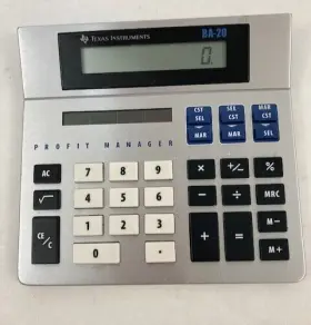 BA-20 TEXAS INSTRUMENTS Profit Manager Calculator Solar Power