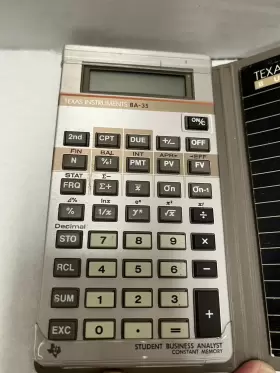 BA-35 TEXAS INSTRUMENTS Student Analyst Calculator #3