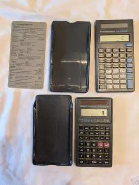 FX260 TEXAS INSTRUMENTS Set Solar Scientific Calculator Casio