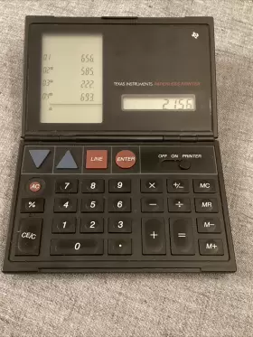 I-0987 TEXAS INSTRUMENTS Collectors Calculator Paperless #3
