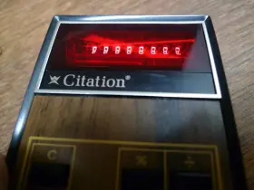 M4986 TEXAS INSTRUMENTS Western Auto Citation Calculator #2