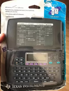 PS-3600 TEXAS INSTRUMENTS Data Bank Scheduler Calculator Kb