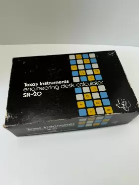 SR-20 TEXAS INSTRUMENTS Calculator Supply Box