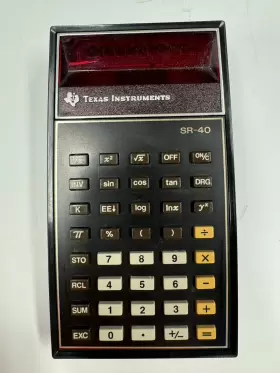 SR-40 TEXAS INSTRUMENTS Calculator Zipper #2