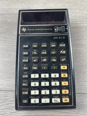 SR-51-II TEXAS INSTRUMENTS Advanced Calculator