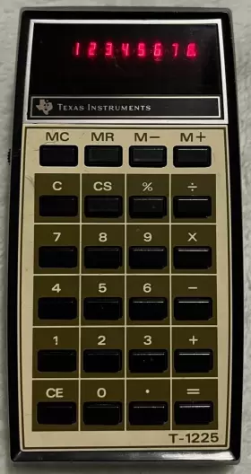 T-1225 TEXAS INSTRUMENTS Calculator
