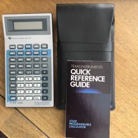 T1-57 TEXAS INSTRUMENTS Lcd Programmable Calculator Manual