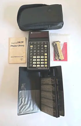 T1-59 TEXAS INSTRUMENTS Programmable Calculator Applied