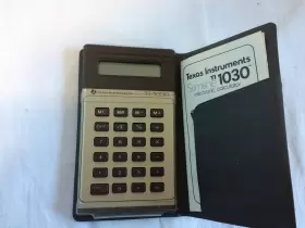 TI-1030 TEXAS INSTRUMENTS Line Calculator Manual #2