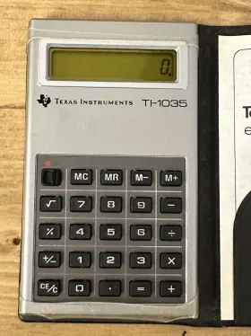 TI-1035 TEXAS INSTRUMENTS Calculator Manual #2