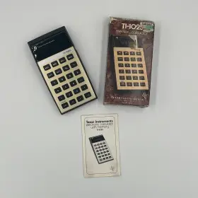TI-1205 TEXAS INSTRUMENTS Calculator Manual Box Texted